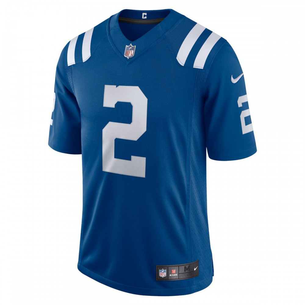 Carson Wentz Indianapolis Colts Nike Vapor Limited Jersey - Royal-GridironStore